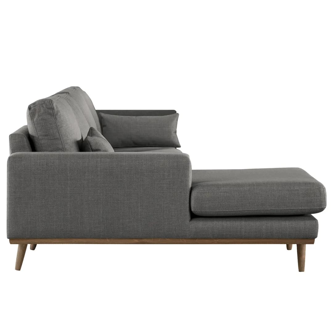 Ecksofa Otrera | Grau