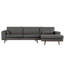 Ecksofa Lark | Grau