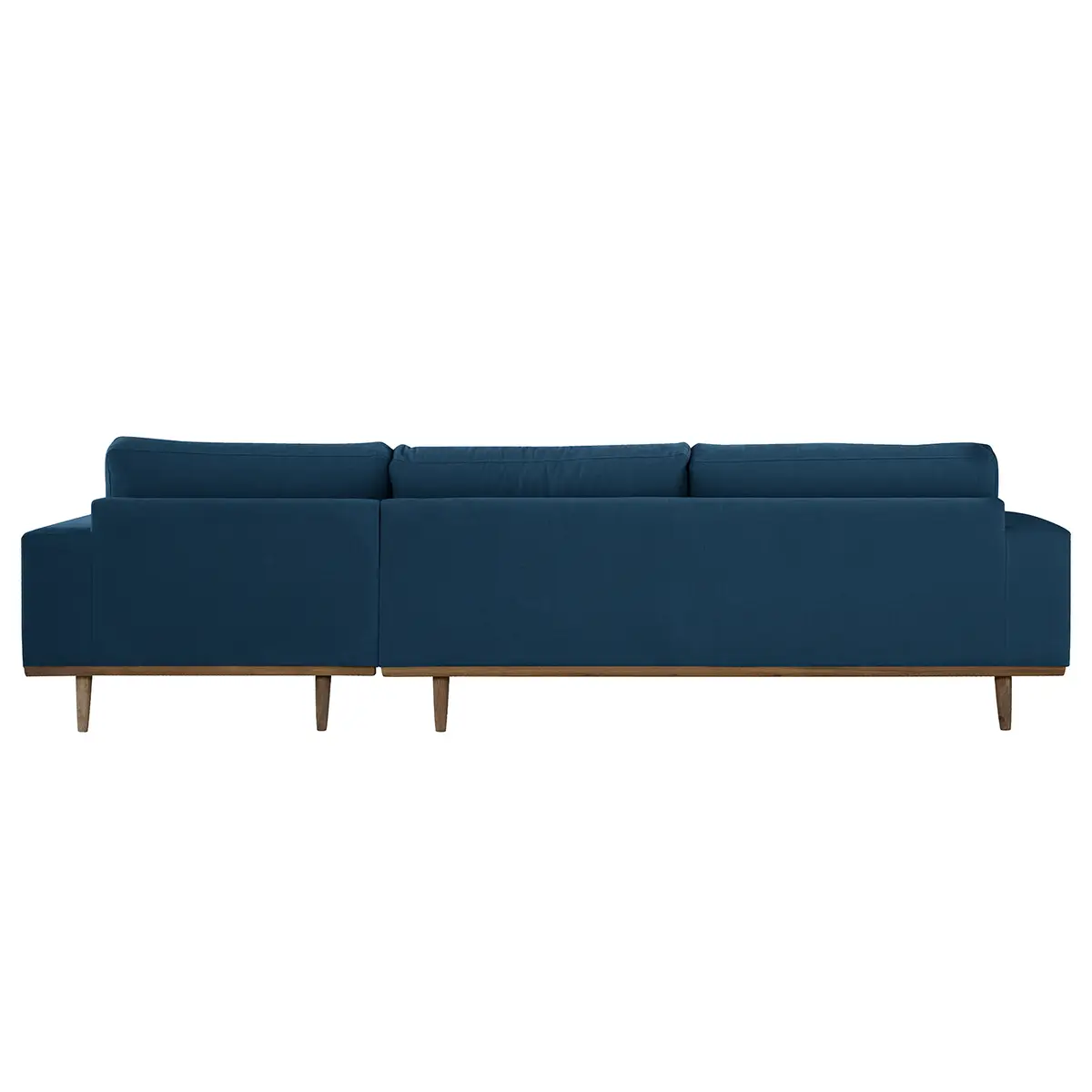 Ecksofa mit Longchair Vele | Blau