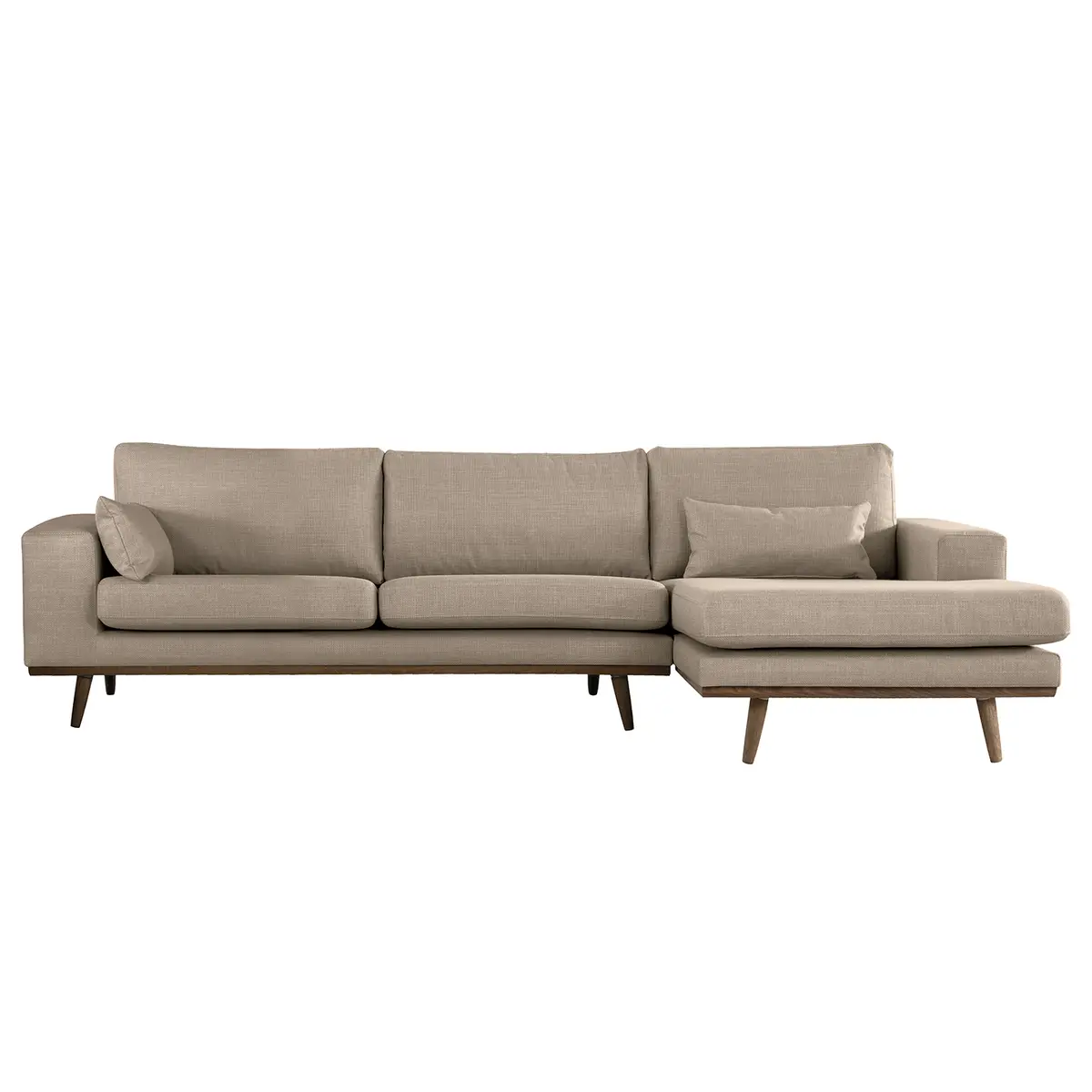 Mørteens Ecksofa mit Longchair Otrera | Beige