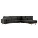 Ecksofa mit Ottomane Vele | Grau