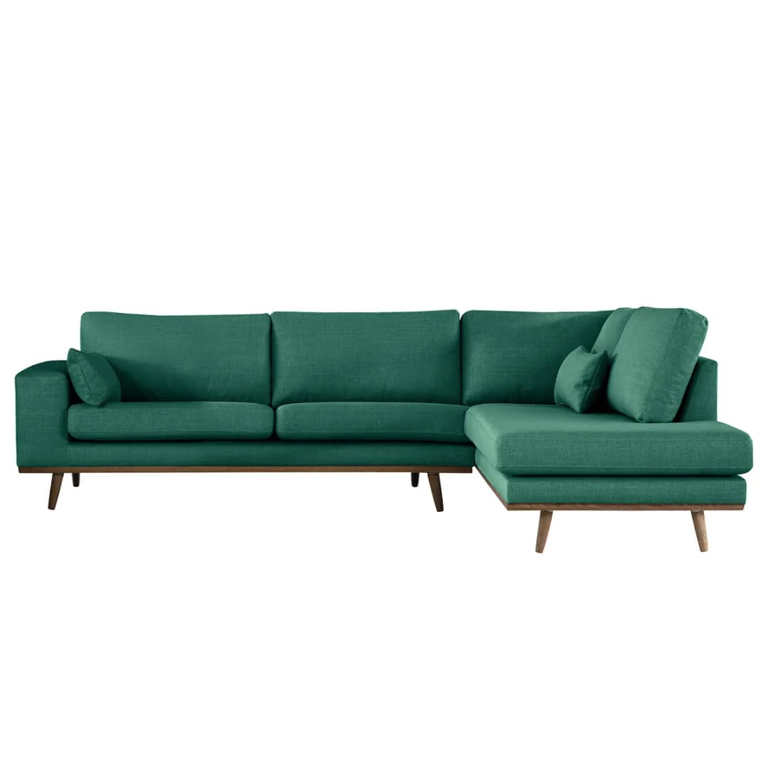 Ecksofa Otrera | Grün