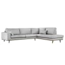 Ecksofa Otrera | Grau