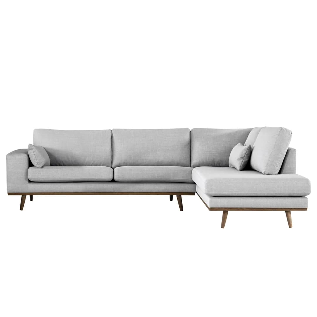 Ecksofa Otrera | Grau