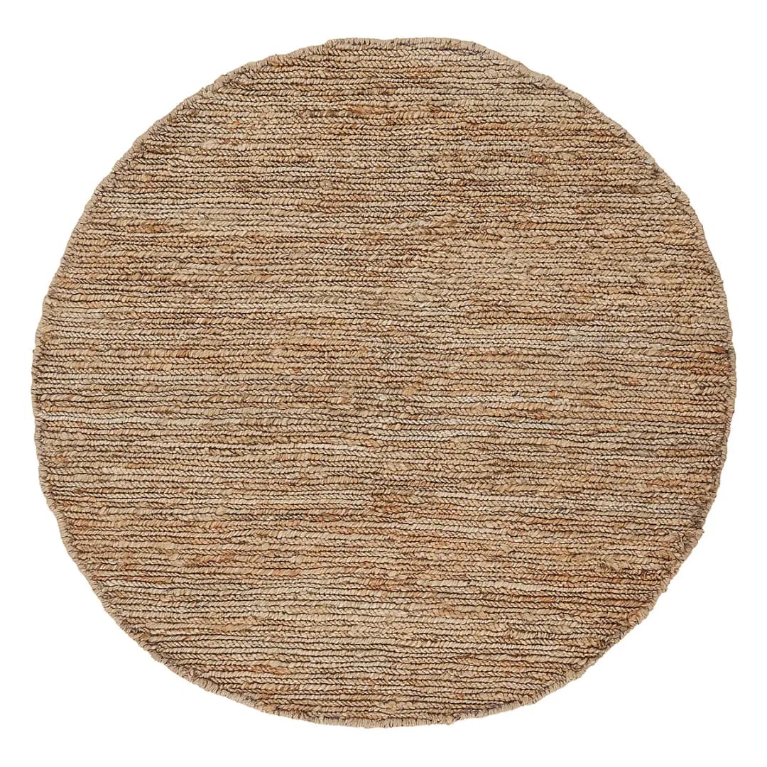 Juteteppich Nala Rund Beige 150 x 150cm | Beige
