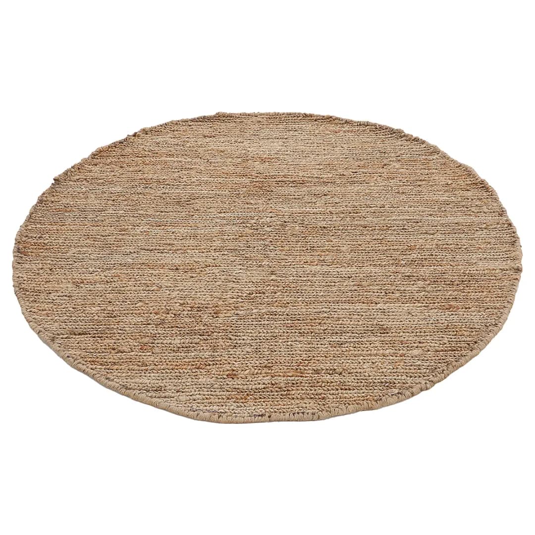 Juteteppich Nala Rund Beige 150 x 150cm | Beige