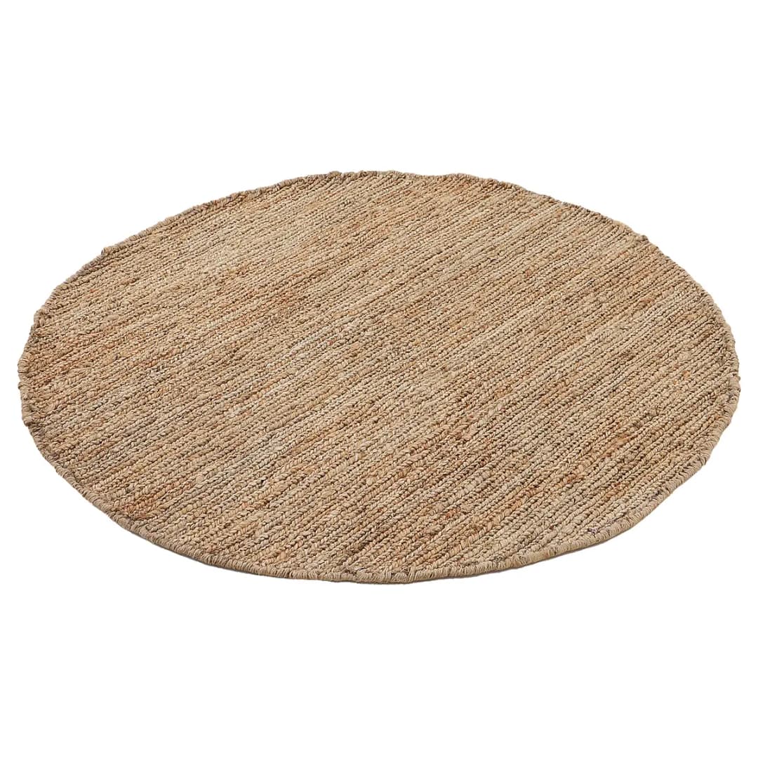 Juteteppich Nala Rund Beige 60 x 60cm | Beige
