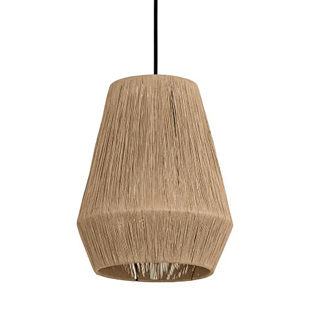 Pendelleuchte Alderney Ø 30cm Beige 1 Mischgewebe E27 | Beige
