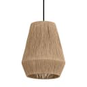 Pendelleuchte Alderney Ø 30cm Beige 1 Mischgewebe E27 | Beige