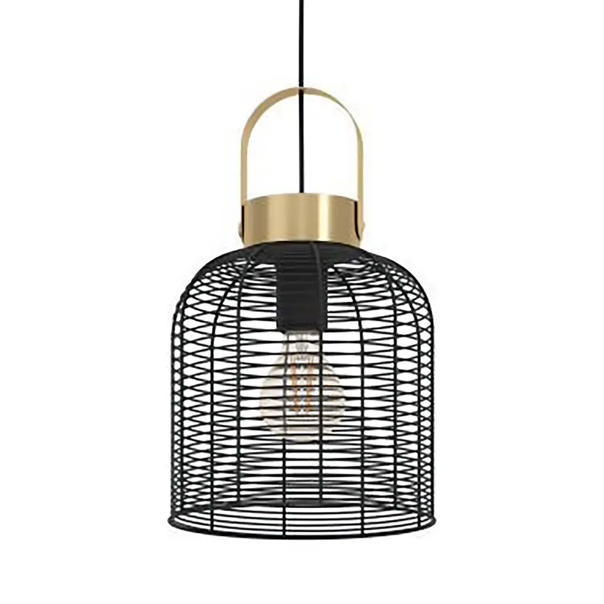 Pendelleuchte Roundham | Schwarz