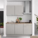 Küchenzeile Low-Line Touch Variante A | Grau