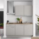 Küchenzeile Low-Line Touch Variante A 180cm | Grau