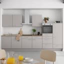 Küchenzeile Low-Line Touch Variante D | Grau