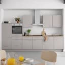Küchenzeile Low-Line Touch Variante D | Grau