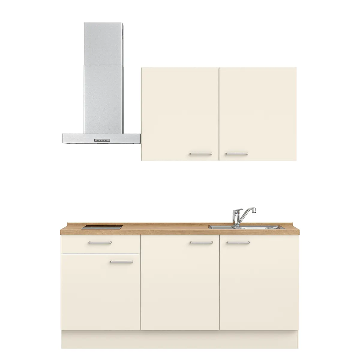 Küchenzeile Low-Line Touch Variante A | Beige