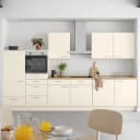 Küchenzeile Low-Line Touch Variante D 360cm | Beige