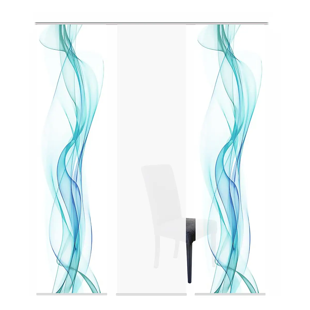 Schiebevorhang Haze | Blau