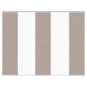 Schiebevorhang Pive 60 x 245cm Beige/Beige 5er Set | Beige