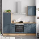 Küchenzeile Low-Line Easytouch Kombi A | Blau