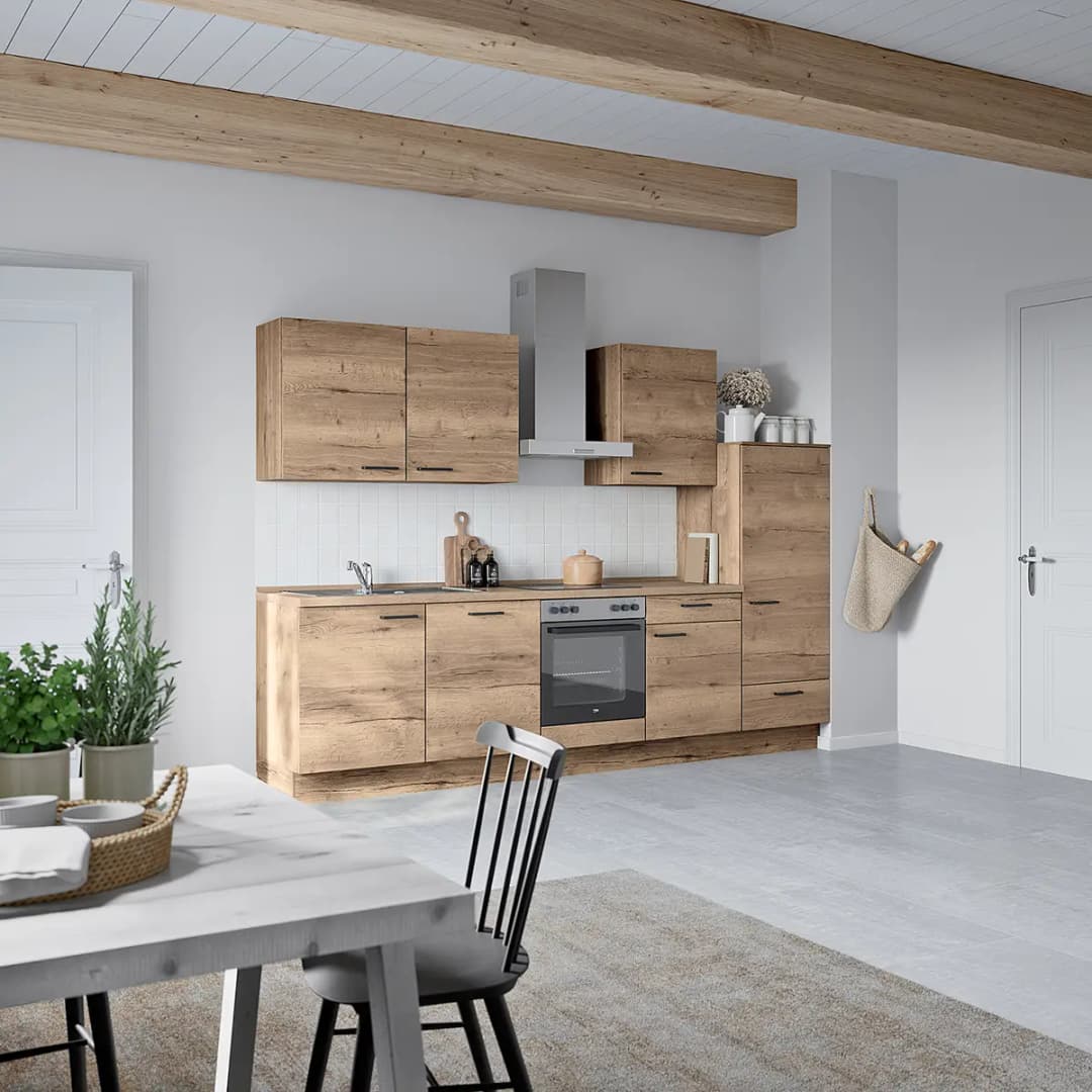 Küchenzeile Structura Kombi C | Holztöne