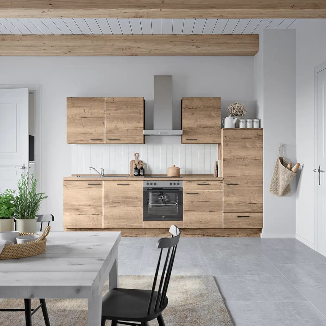 Küchenzeile Structura Kombi C | Holztöne