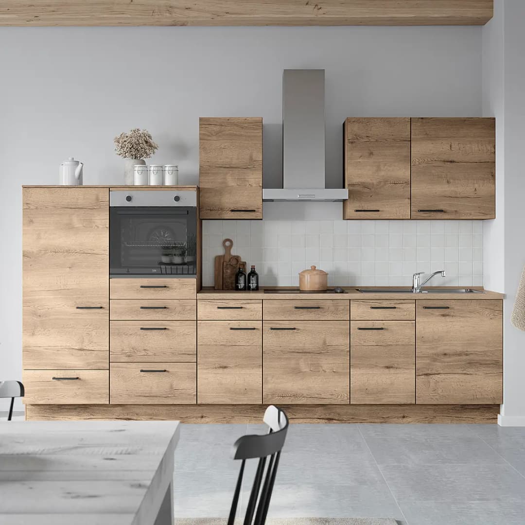 Küchenzeile Structura Kombi D | Braun