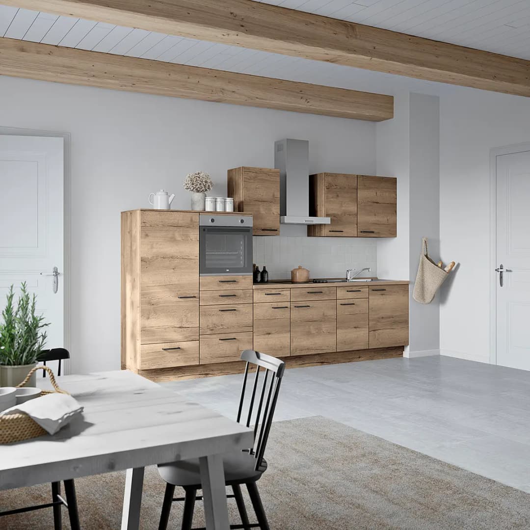 Küchenzeile Structura Kombi D | Braun