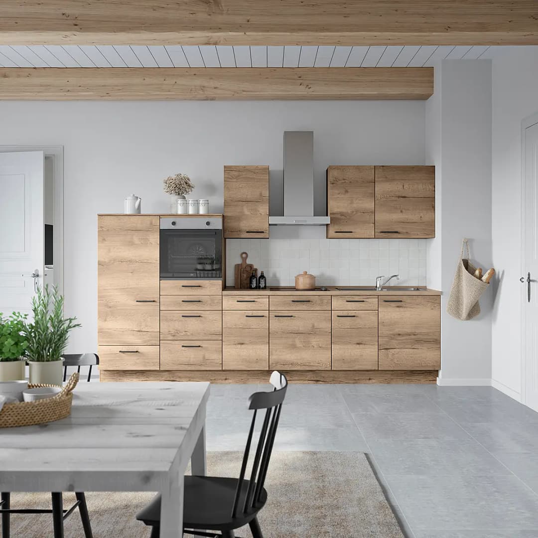 Küchenzeile Structura Kombi D | Braun