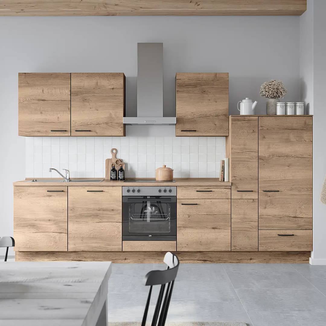 Küchenzeile Structura Kombi | Holztöne