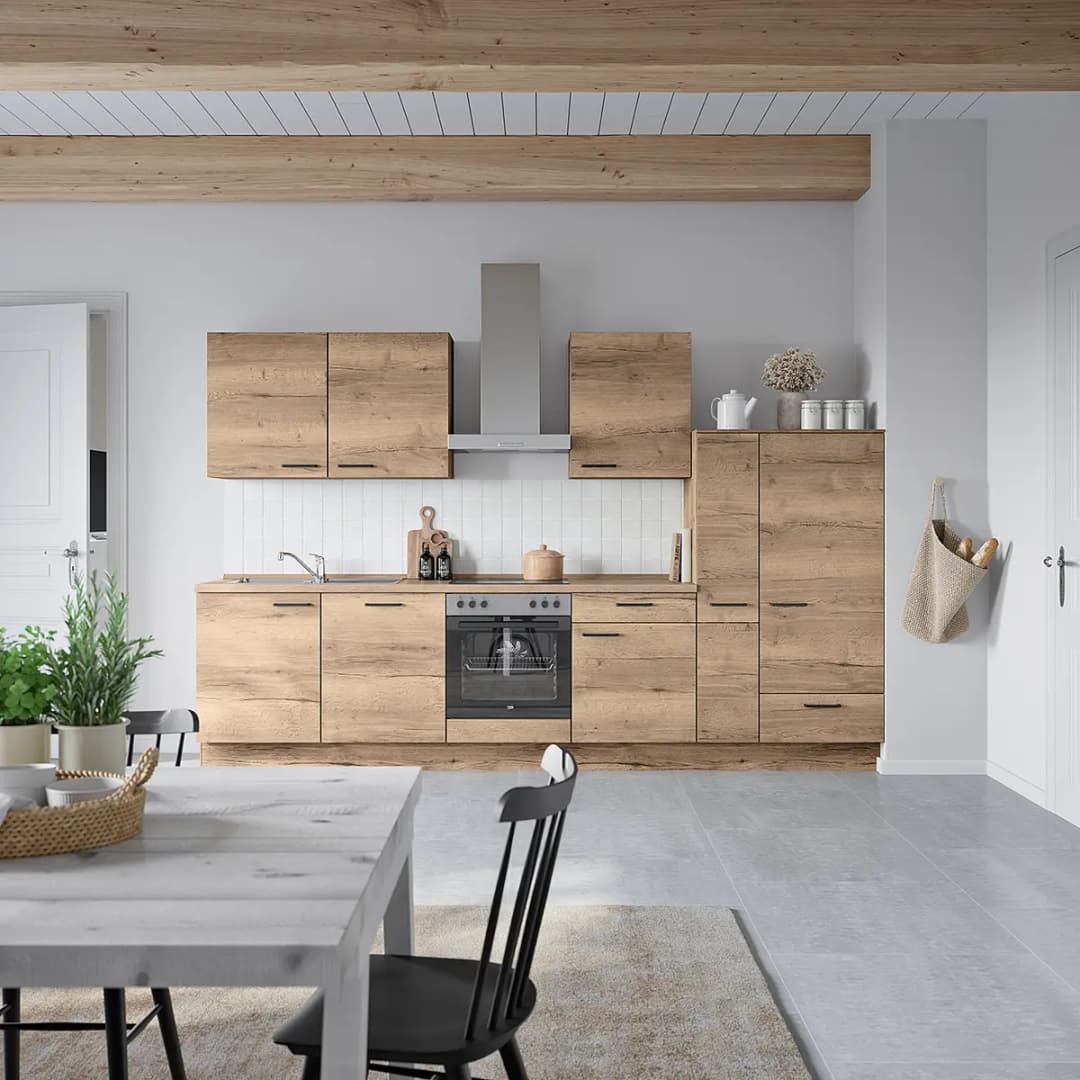Küchenzeile Structura Kombi | Holztöne