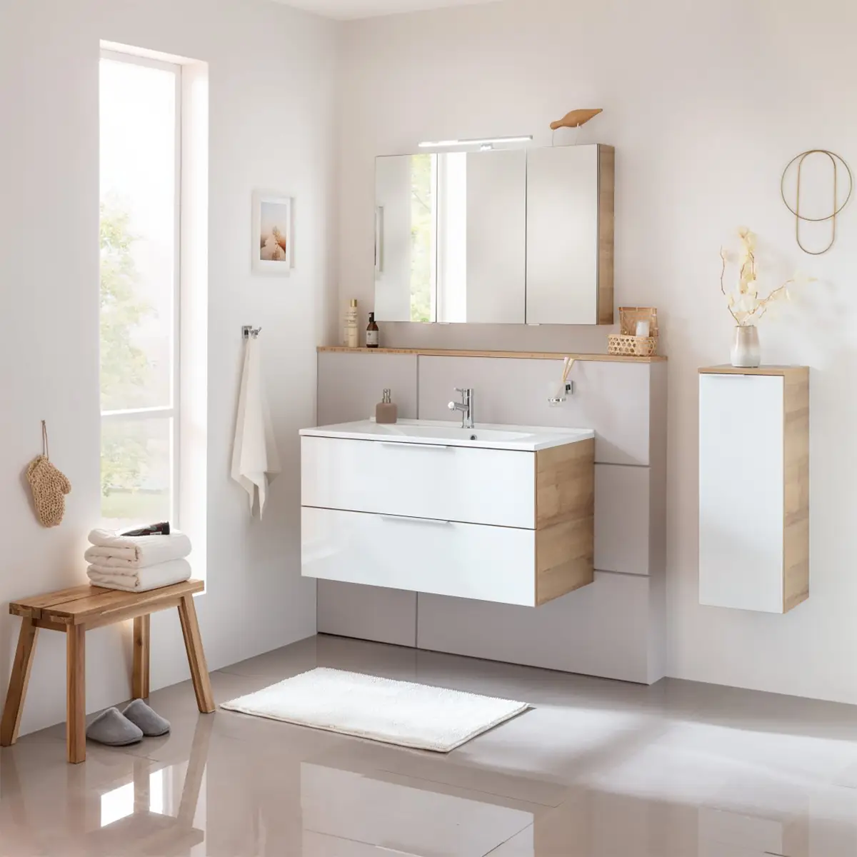 Badset B.Brilliant 2-teilig | Braun