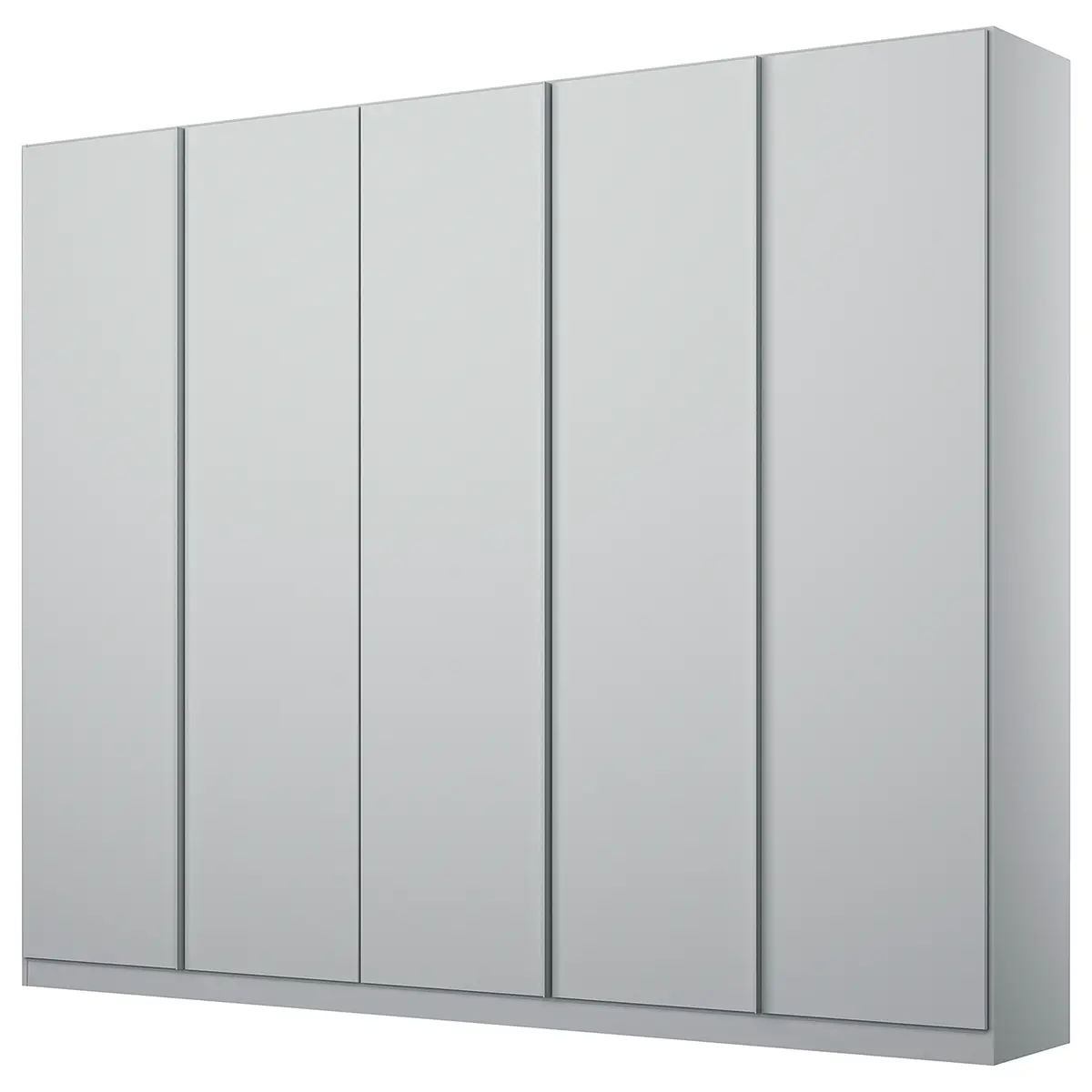 Drehtürenschrank 226cm Grau/Seidengrau Basic | Grau