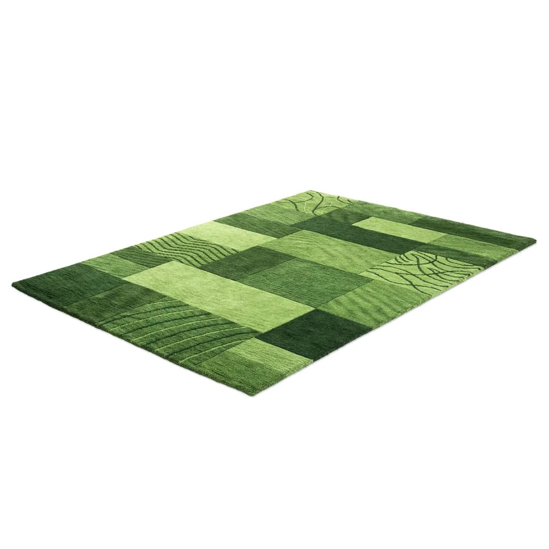 Wollteppich Domas Grün/Grün 300 x 400cm | Grün