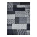 Wollteppich Domas Grau/Anthrazit 170 x 240cm Wolle | Grau