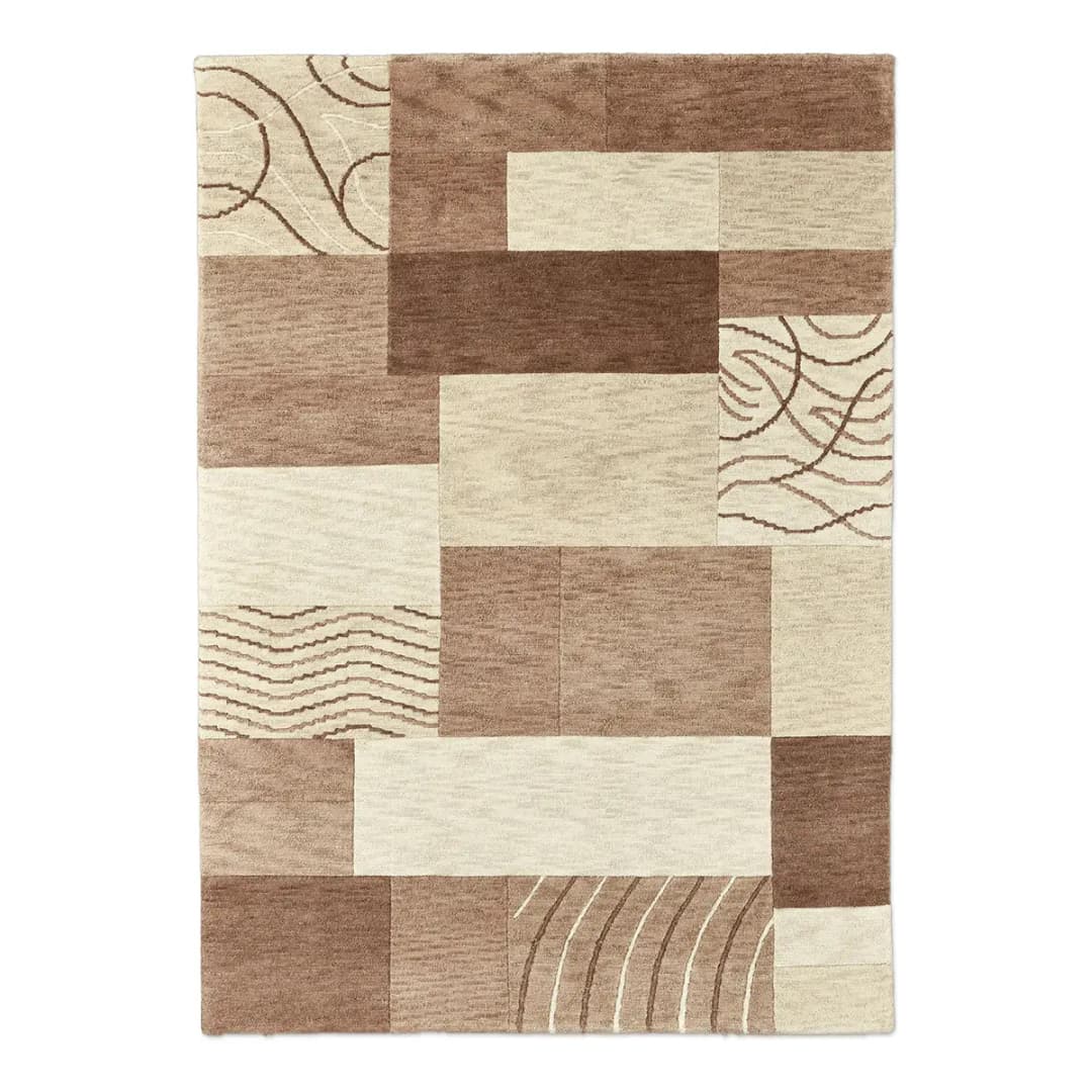Wollteppich Domas | Braun