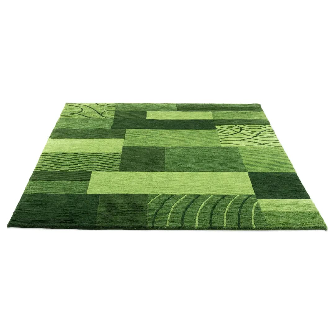 Wollteppich Royal Domas Grün/Grün 190 x 290cm Wolle | Grün