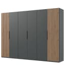 Drehtürenschrank Andorra | Grau
