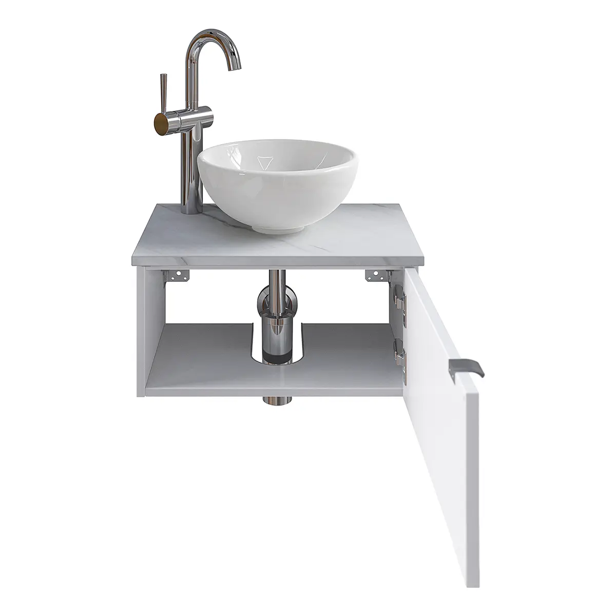Waschtisch-Set 6915 Typ B | Weiß