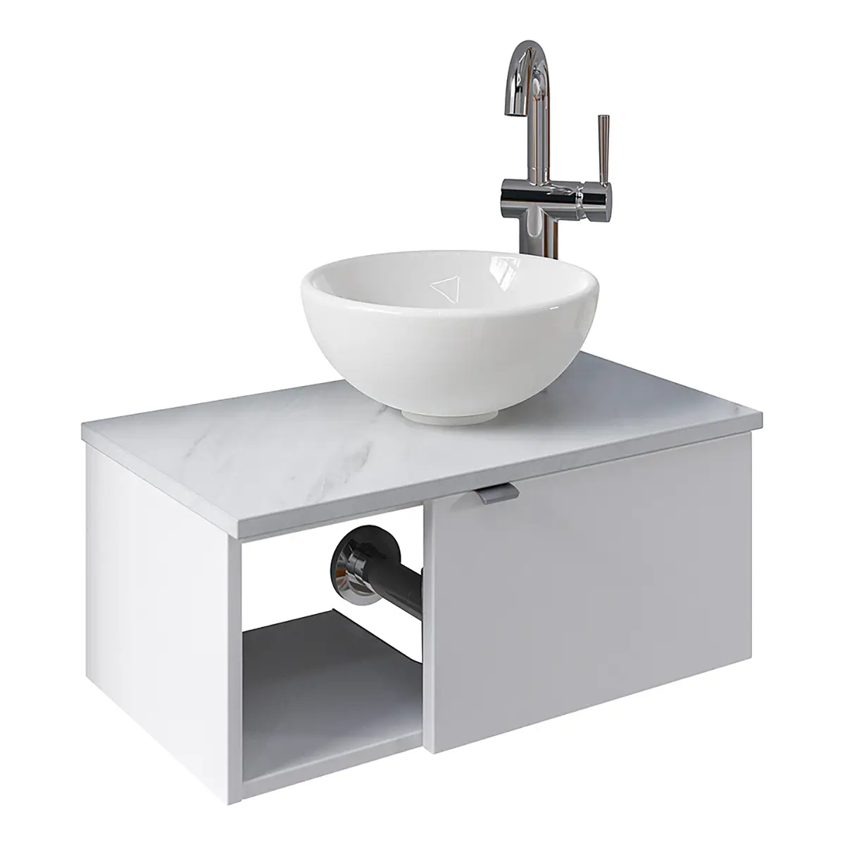 Waschtisch-Set 6915 Typ F | Weiß