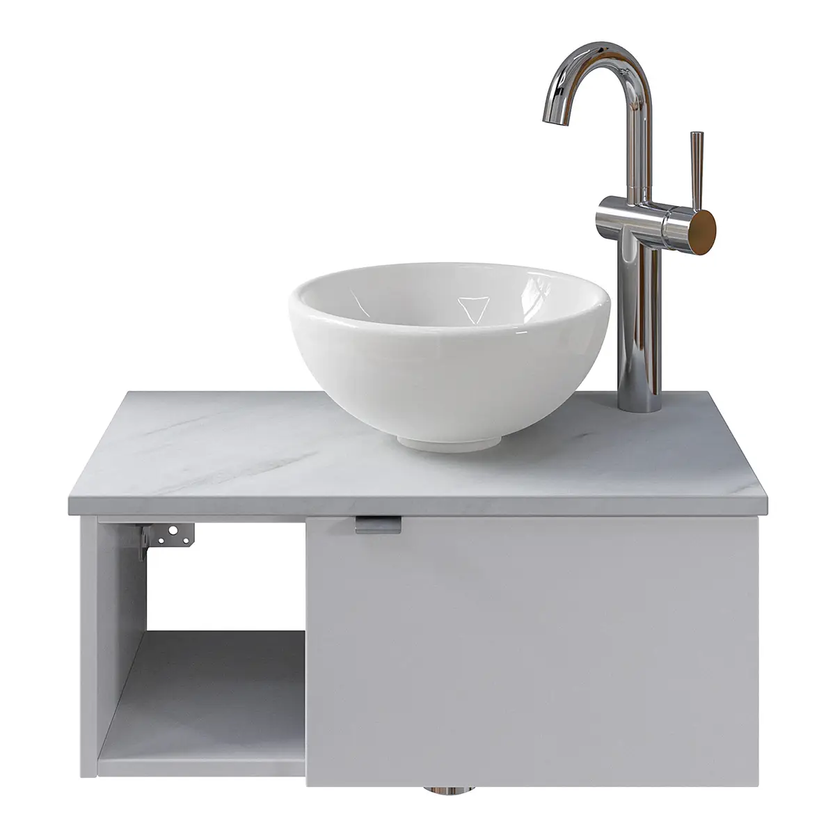 Waschtisch-Set 6915 Typ F | Weiß