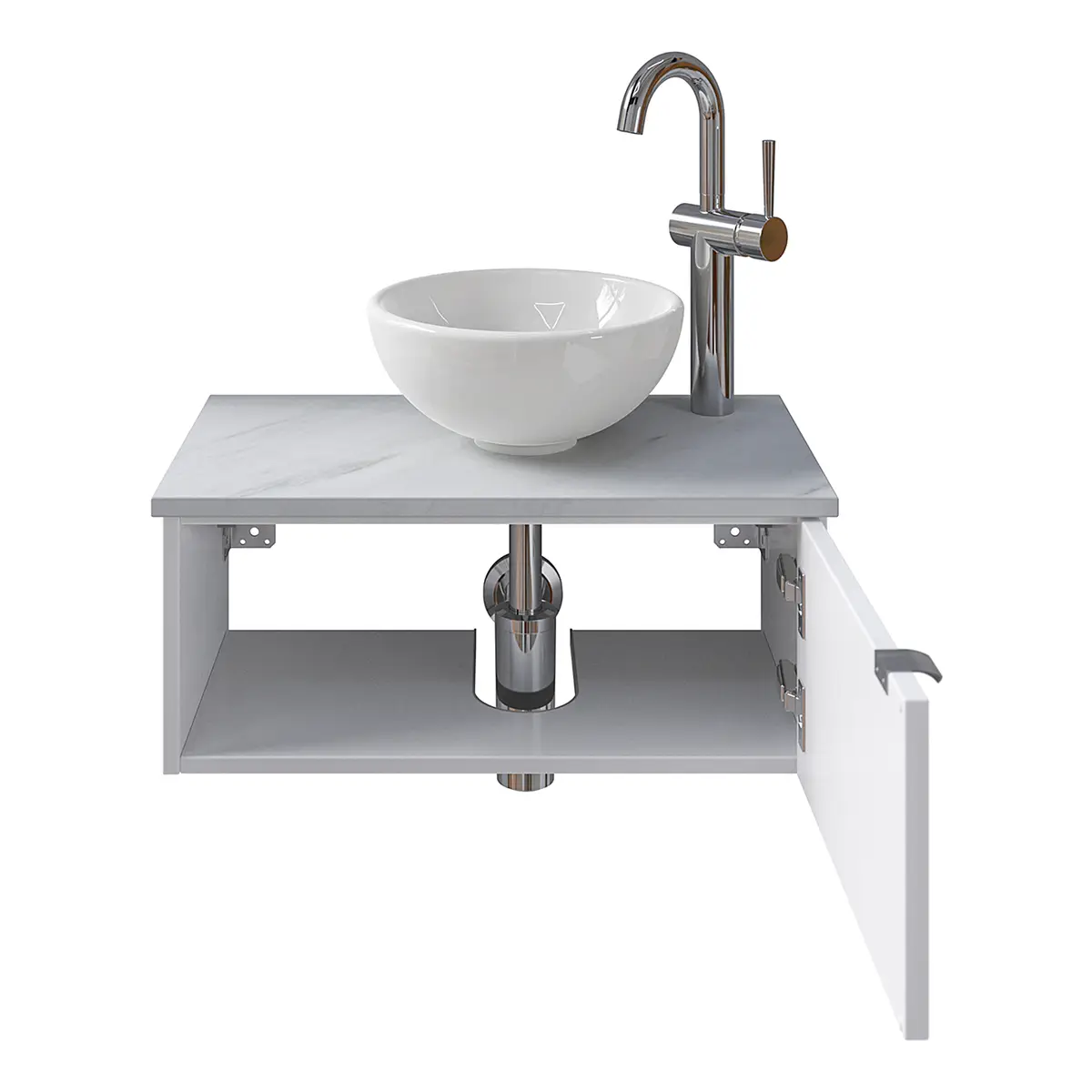 Waschtisch-Set 6915 Typ F | Weiß