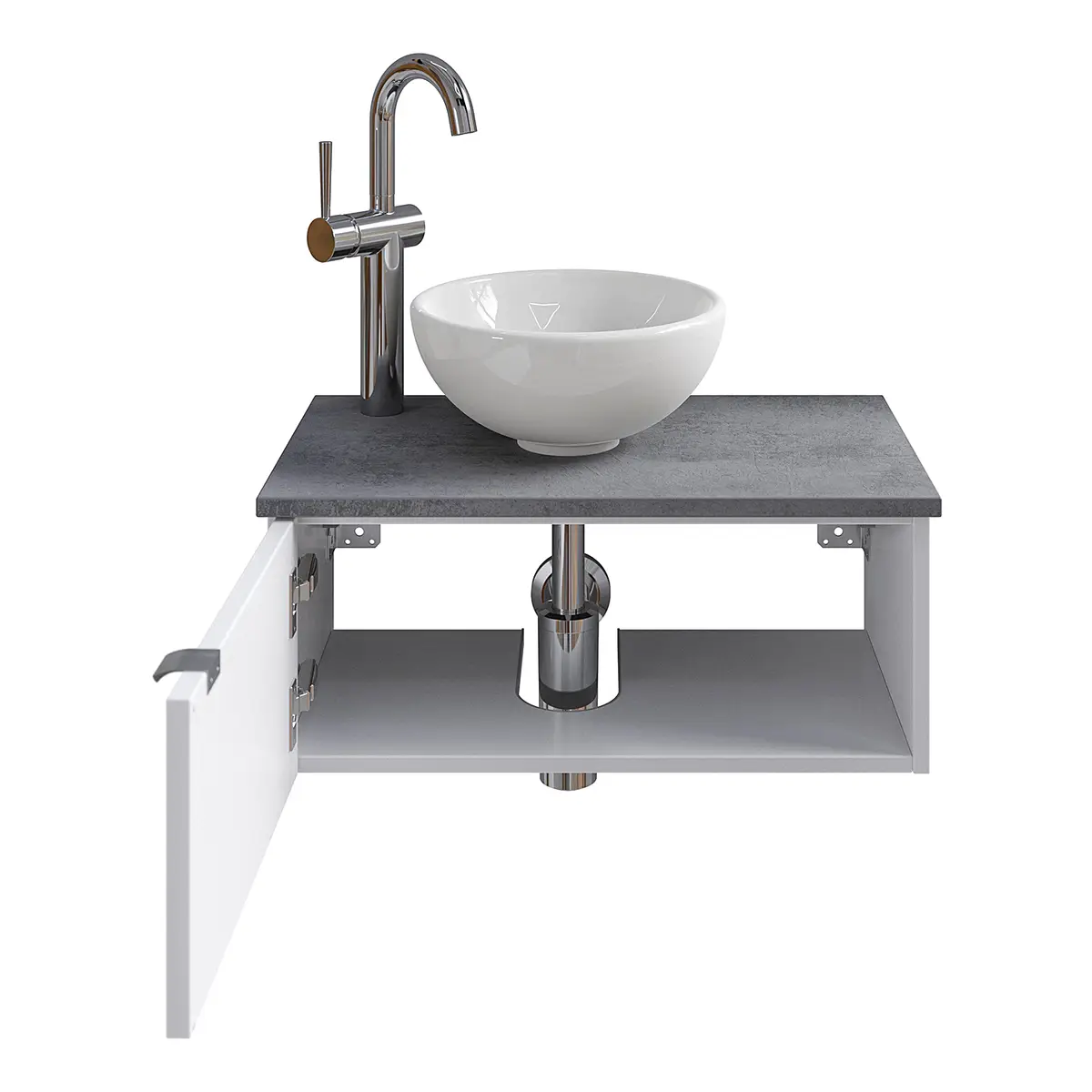 Waschtisch-Set 6915 Typ E | Weiß