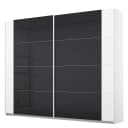 Schwebetürenschrank Artemis 226cm Weiß/Graphit/Weiß | Weiß