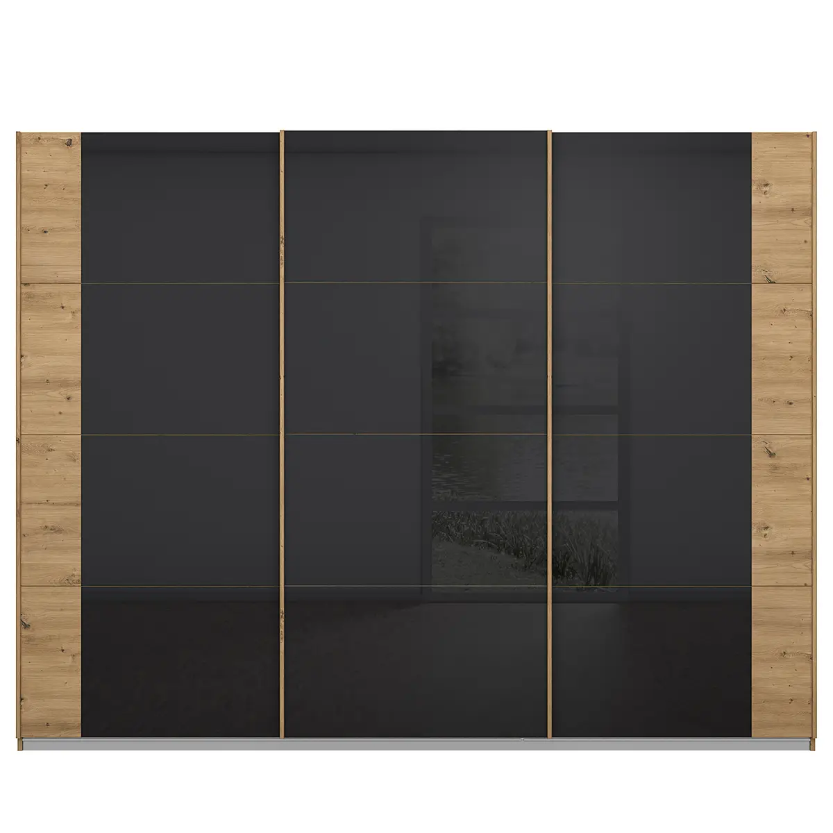 Schwebetürenschrank Artemis 271cm | Braun