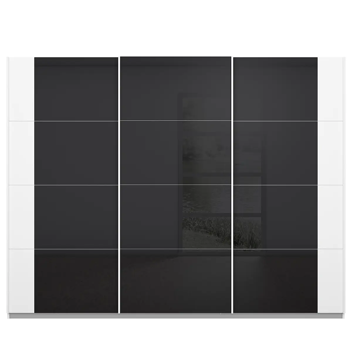 Schwebetürenschrank Artemis | Weiß