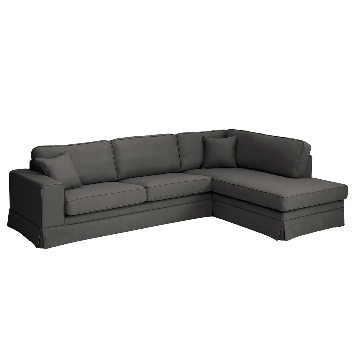 Ecksofa Haiba | Grau