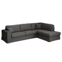 Ecksofa Haiba | Grau