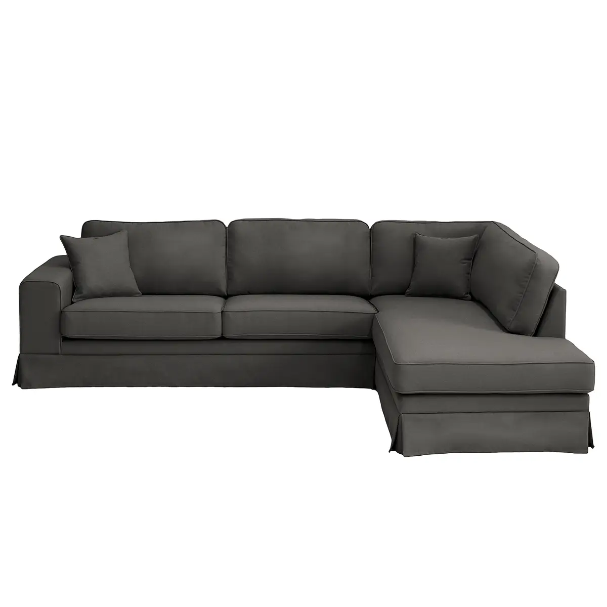 Ecksofa Haiba | Grau