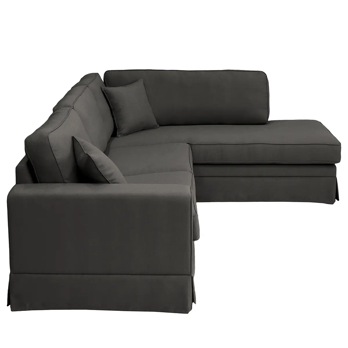 Ecksofa Haiba | Grau