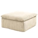 Polsterhocker Zuri | Beige